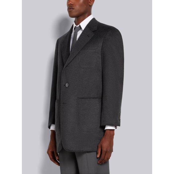 톰브라운 남성 자켓 블레이저 Dark Grey Coat Weight Cashmere Oversized Sack Overcoat MOC894A-05387-025이끌라톰브라운
