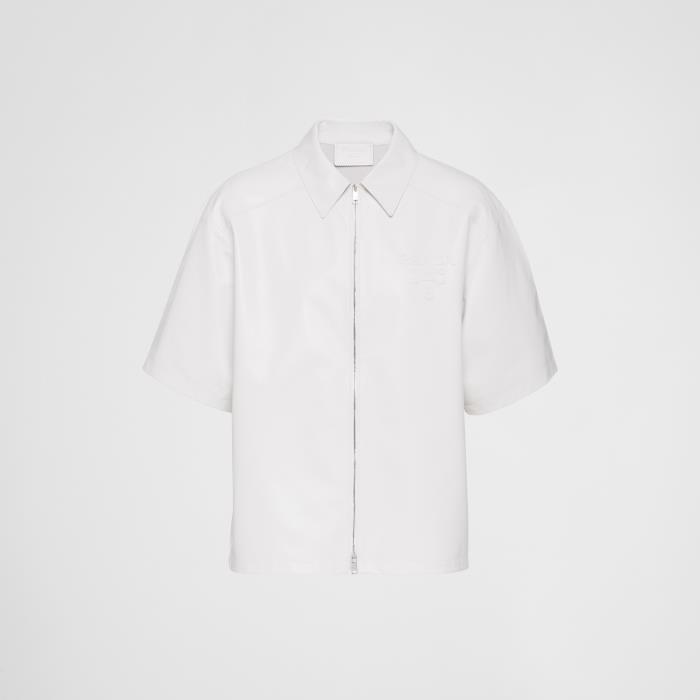 프라다 남성 셔츠 UPC178_08P_F0009 Nappa leather shirt이끌라프라다