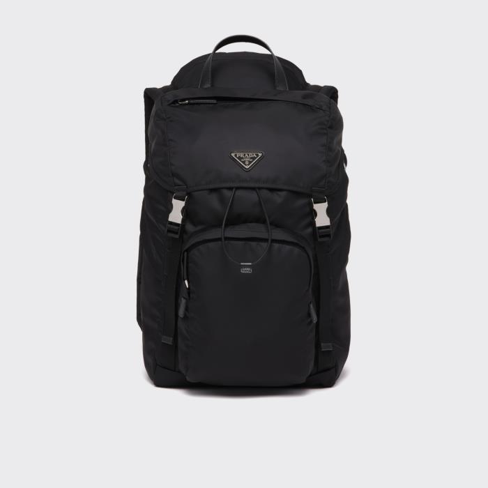 프라다 남성 백팩 2VZ135_2DMG_F0002_V_HCL Re Nylon and Saffiano leather backpack with hood이끌라프라다