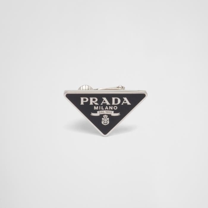 프라다 여성 귀걸이 1JO753_2DSP_F0002 Prada Symbole clip left earring이끌라프라다