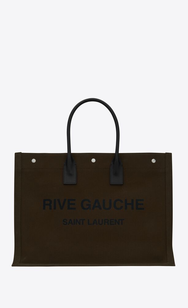 생로랑 남성 토트백 탑핸들백 50941596N9E2463 rive gauche large tote bag in printed canvas and leather이끌라생로랑