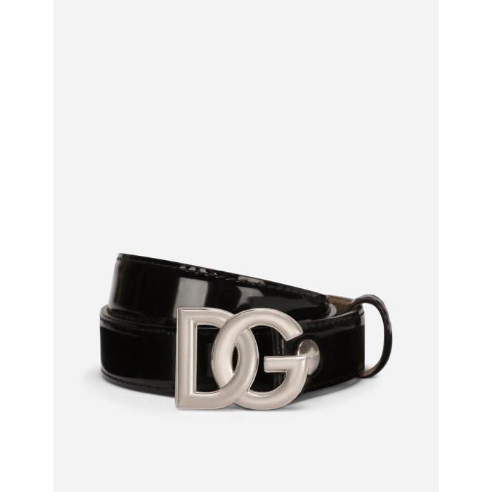 돌체앤가바나 여성 벨트 Shiny calfskin belt with DG logo BE1447AI41380999이끌라돌체 앤 가바나