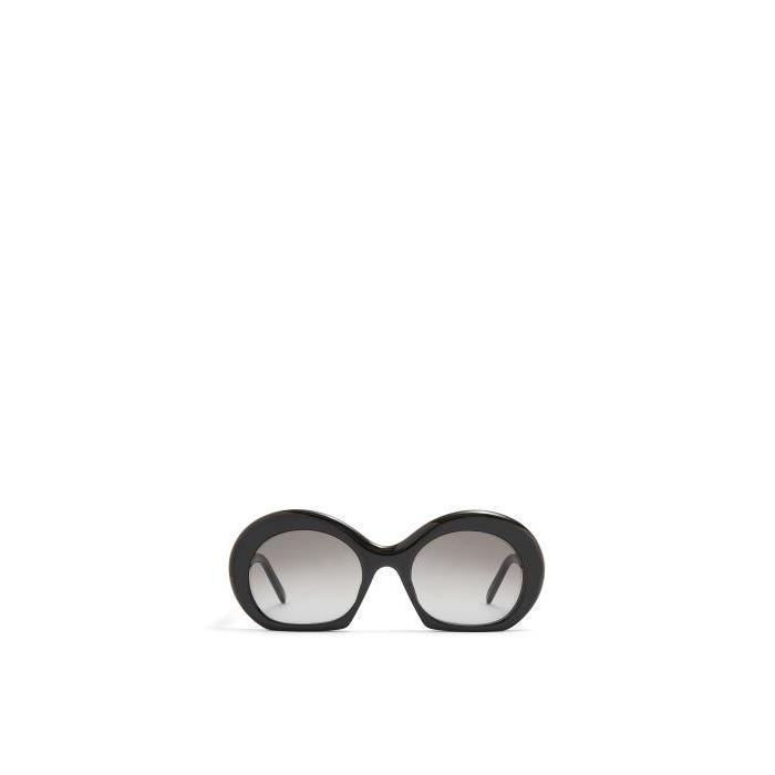 로에베 여성 선글라스 Halfmoon sunglasses in acetate Shiny Black G832270X06-1670이끌라로에베