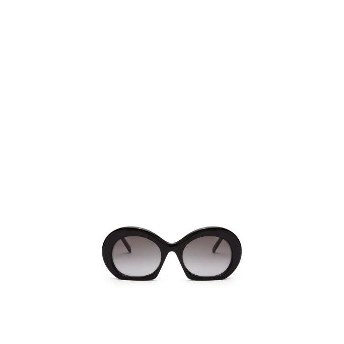 로에베 여성 선글라스 Half moon sunglasses in acetate Shiny Black G736270X21-1670이끌라로에베