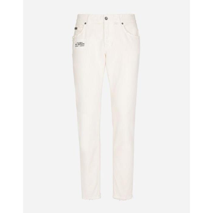 돌체앤가바나 남성 바지 데님 Regular fit white denim jeans GYJCCDG8IS3S9001이끌라돌체 앤 가바나