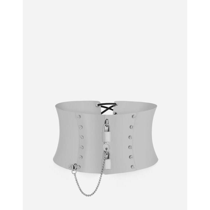 돌체앤가바나 여성 벨트 High corset belt with padlocks WLN8M1W111187655이끌라돌체 앤 가바나