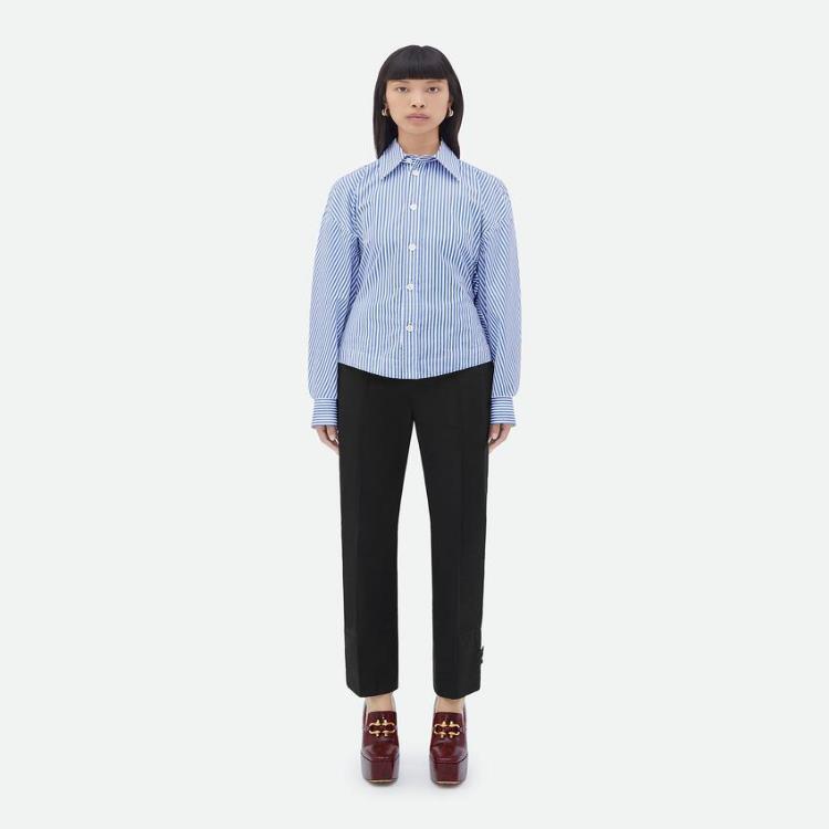 보테가베네타 여성 블라우스 셔츠 Pinstripe Cotton Shirt 725636V2FC09073이끌라보테가베네타
