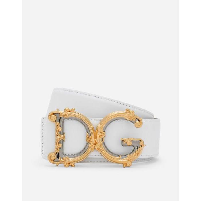 돌체앤가바나 여성 벨트 Leather belt with baroque DG logo BE1517AZ83180001이끌라돌체 앤 가바나