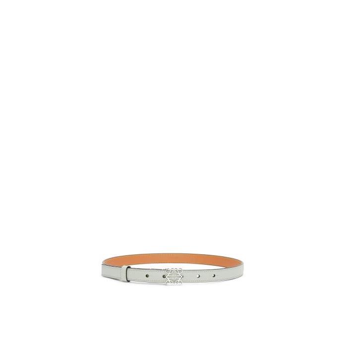 로에베 여성 벨트 Anagram belt in soft grained calfskin&amp;brass Light Celadon/Palladio E619Z15X17-8501이끌라로에베