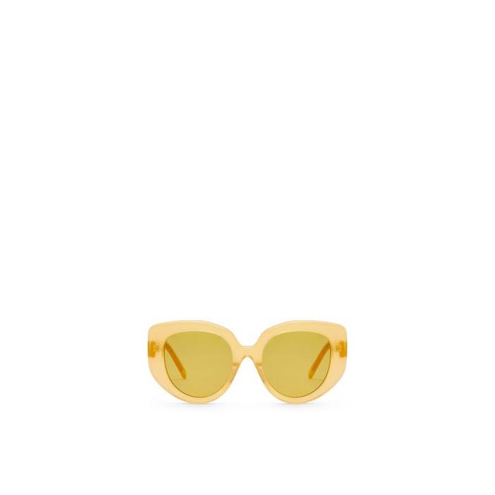 로에베 여성 선글라스 Butterfly sunglasses in acetate Canary Yellow G736270X16-8604이끌라로에베