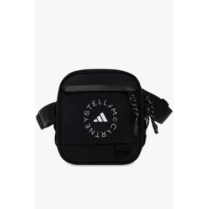 아디다스 여성 벨트백 ADIDAS by Stella McCartney BLACK Belt bag with logo HY4068 0-BLACK WHITE BLACK이끌라아디다스
