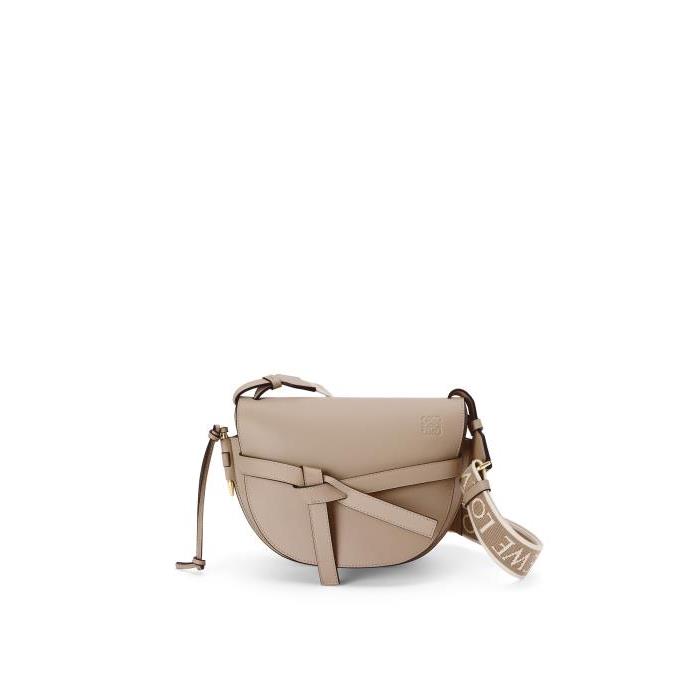 로에베 여성 숄더백 크로스백 Small Gate bag in soft calfskin&amp;jacquard Sand A650T20X40-2150이끌라로에베
