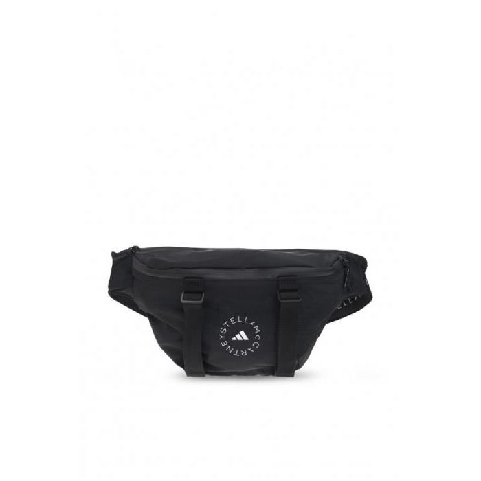 아디다스 여성 벨트백 ADIDAS by Stella McCartney BLACK Belt bag with logo H57570 0-BLACK BLACK WHITE이끌라아디다스