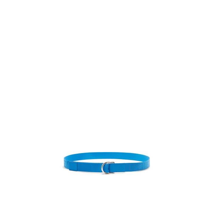 로에베 남성 벨트 D ring webbing belt in nylon&amp;calfskin Arctic Blue/Palladium E619Z20X17-0066이끌라로에베