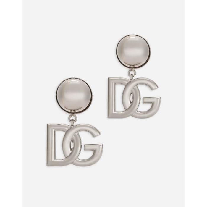 돌체앤가바나 여성 귀걸이 KIM DOLCE&amp;GABBANA Clip on earrings with DG logo 158059579847716이끌라돌체 앤 가바나