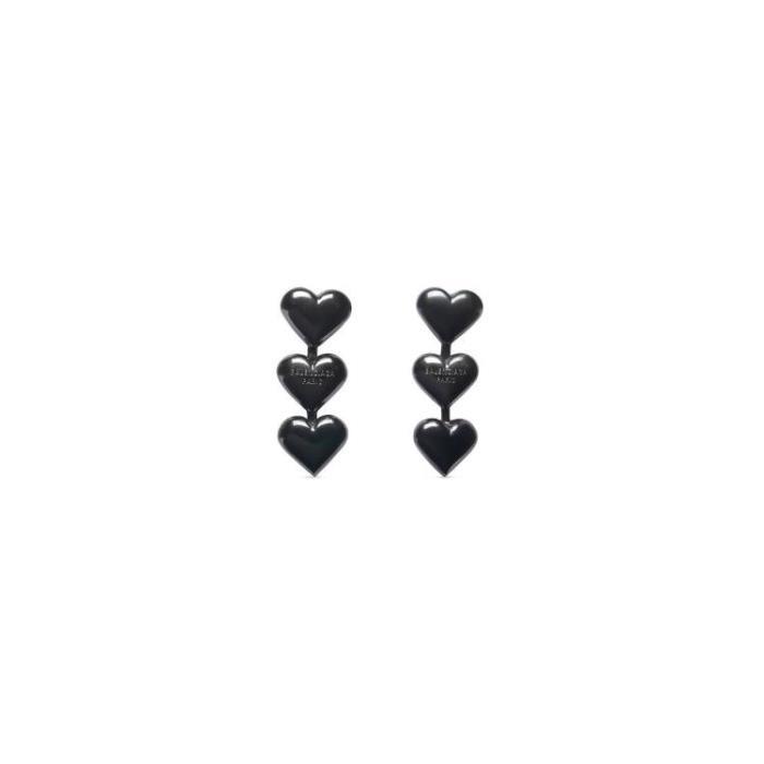 발렌시아가 여성 귀걸이 Womens Heart Earrings in Black 722747TZ99K5576이끌라발렌시아가