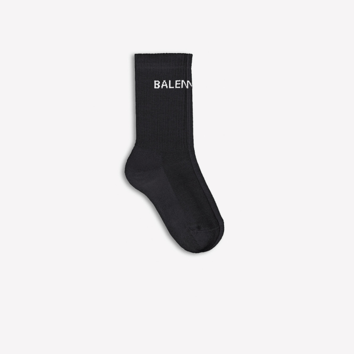 발렌시아가 여성 양말 Womens Balenciaga Socks in Black/white 521232372B41077이끌라발렌시아가
