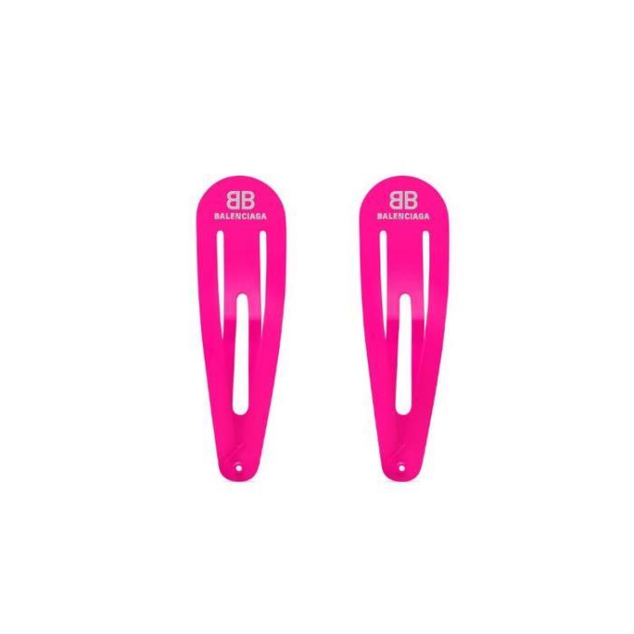 발렌시아가 여성 기타액세서리 Womens Holli Xxl Clip Set in Fluo Pink 699021TZ01S5733이끌라발렌시아가
