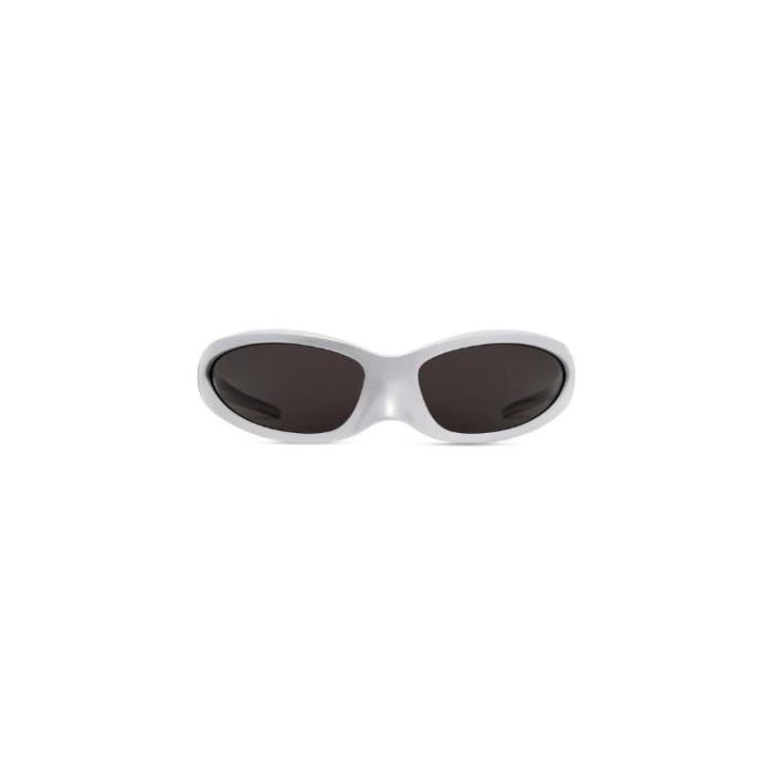 발렌시아가 여성 선글라스 Skin Cat Sunglasses in Silver 718476T00071402이끌라발렌시아가