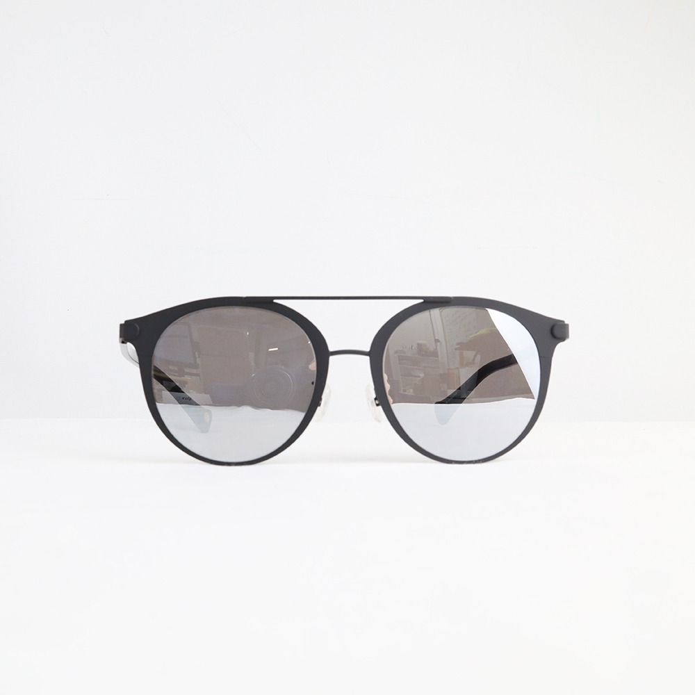 아가타 여성 선글라스 투브릿지 미러 라운드 스퀘어 블랙 SAG1201이끌라아가타
