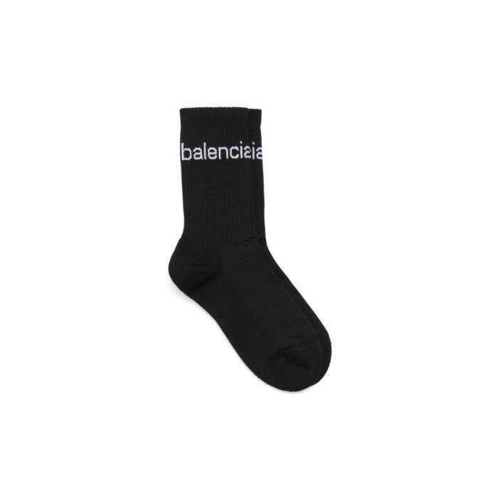 발렌시아가 여성 양말 Womens Bal.com Socks in Black 744873372B41077이끌라발렌시아가