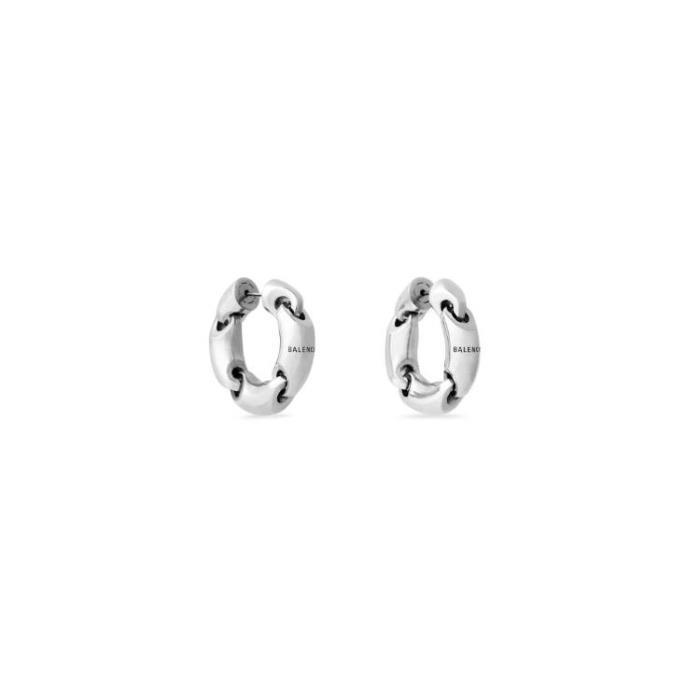 발렌시아가 여성 귀걸이 Womens Solid 2.0 Earrings in Silver 741590TZ99S0668이끌라발렌시아가