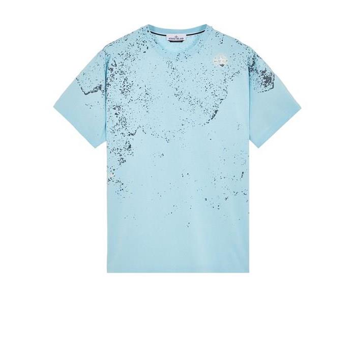 스톤아일랜드 남성 티셔츠 맨투맨 2RC85 ‘DROPS TWO’ PRINT t-shirt-manches-courtes_cod10192709bi이끌라스톤아일랜드