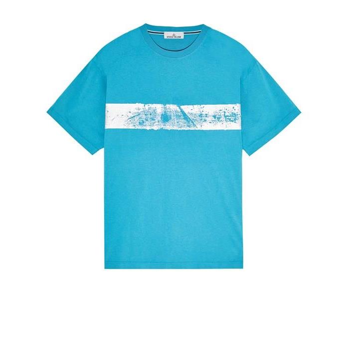 스톤아일랜드 남성 티셔츠 맨투맨 2RC88 ‘TAPE ONE’ PRINT t-shirt-manches-courtes_cod10192917pe이끌라스톤아일랜드