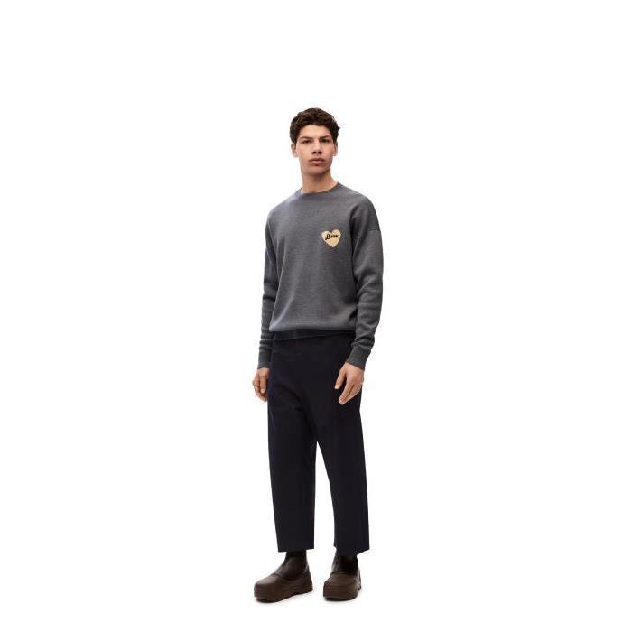 로에베 남성 니트웨어 Sweater in wool Grey H526Y14KEI-1120이끌라로에베