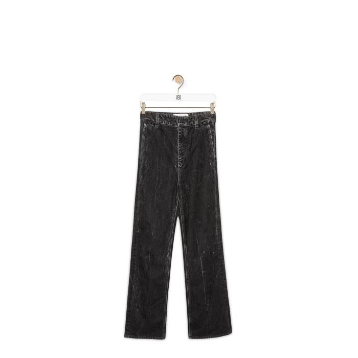 로에베 남성 바지 데님 Bootleg jeans in denim Charcoal H526Y11W12-1720이끌라로에베