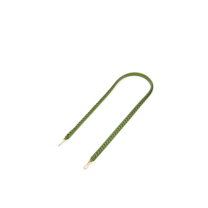 로에베 여성 기타액세서리 Woven spiral strap in classic calfskin Spring Green C073S48X01-4260이끌라로에베