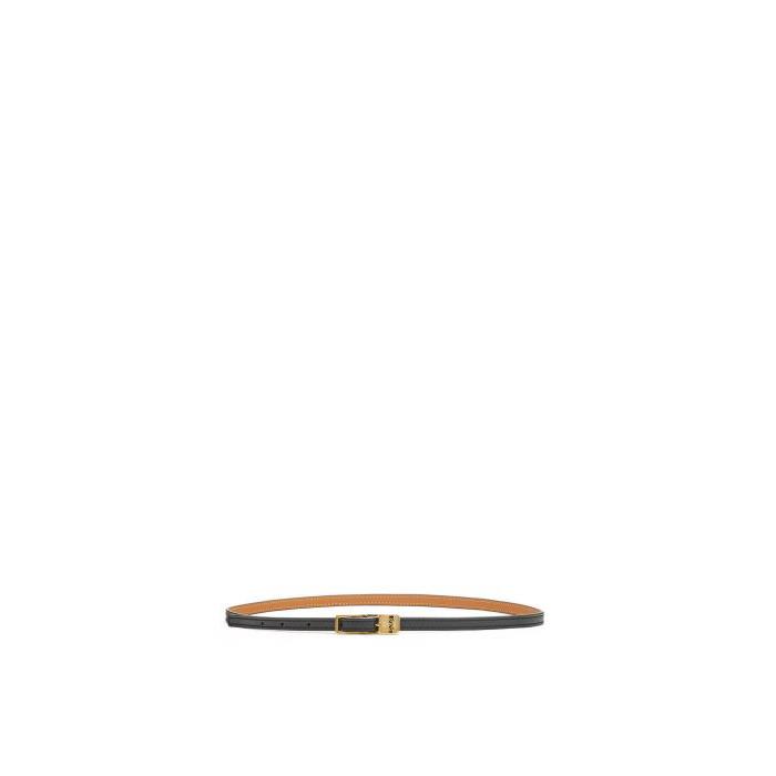 로에베 여성 벨트 Amazona padlock belt in smooth calfskin Black/Gold E619Z16X13-1206이끌라로에베