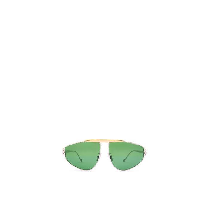 로에베 여성 선글라스 Spoiler new aviator sunglasses in metal Dark Green G776487X05-8799이끌라로에베