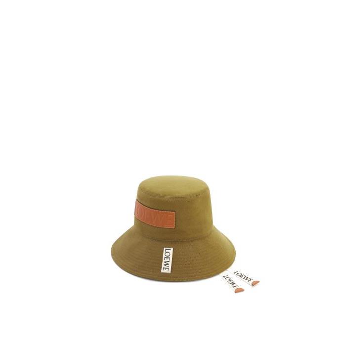 로에베 여성 모자 Fisherman hat in canvas Olive K820HF1X48-8795이끌라로에베