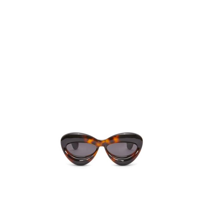 로에베 여성 선글라스 Inflated cateye sunglasses in nylon Havana G00036IX02-3605이끌라로에베
