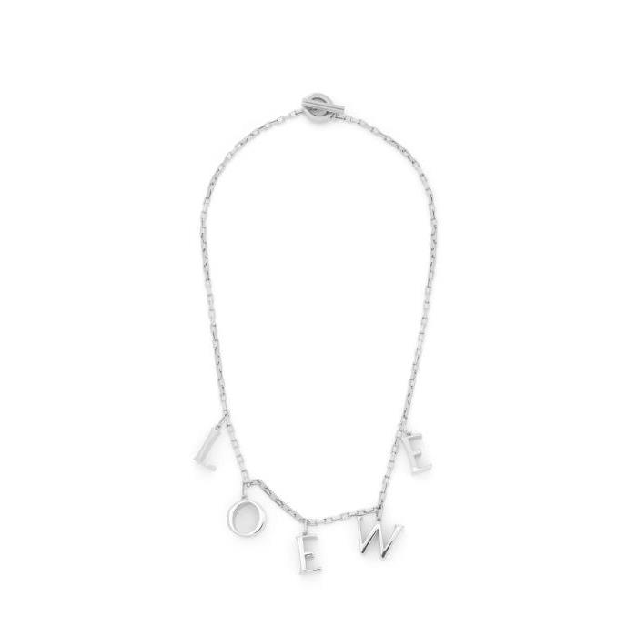 로에베 여성 목걸이 LOEWE necklace in sterling silver Silver J984241X04-1160이끌라로에베