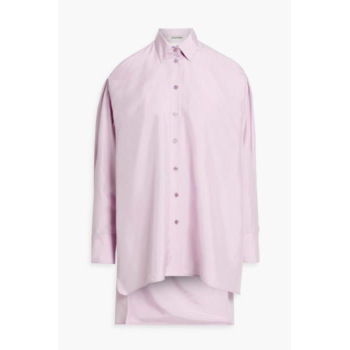 발렌티노 여성 블라우스 셔츠 Cutout draped silk poplin shirt 1647597302781006이끌라발렌티노