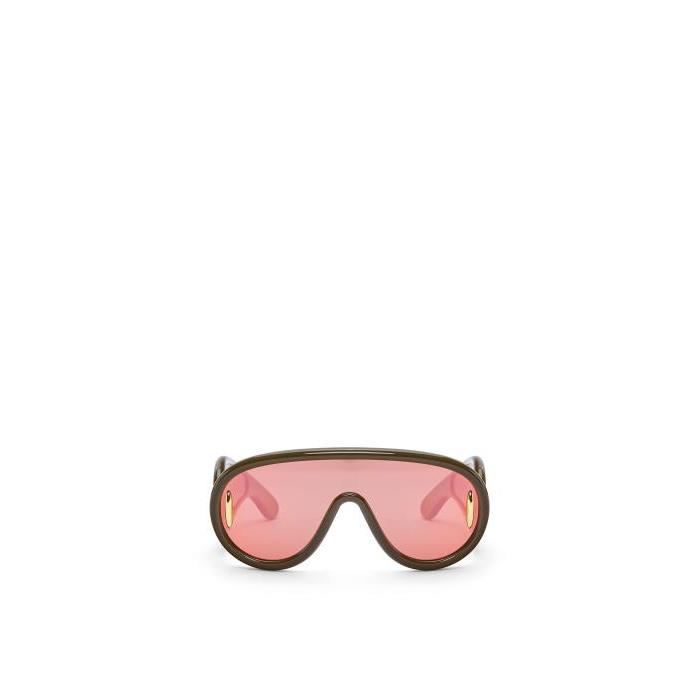 로에베 여성 선글라스 Wave mask sunglasses Khaki Green G000487X01-4160이끌라로에베