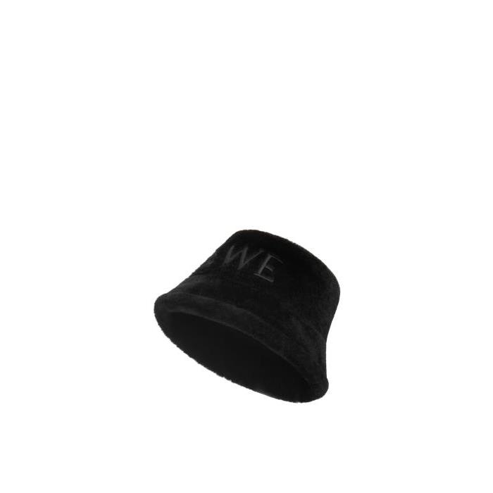 로에베 여성 모자 Loewe bucket hat in shearling Black K820HB1X70-1100이끌라로에베