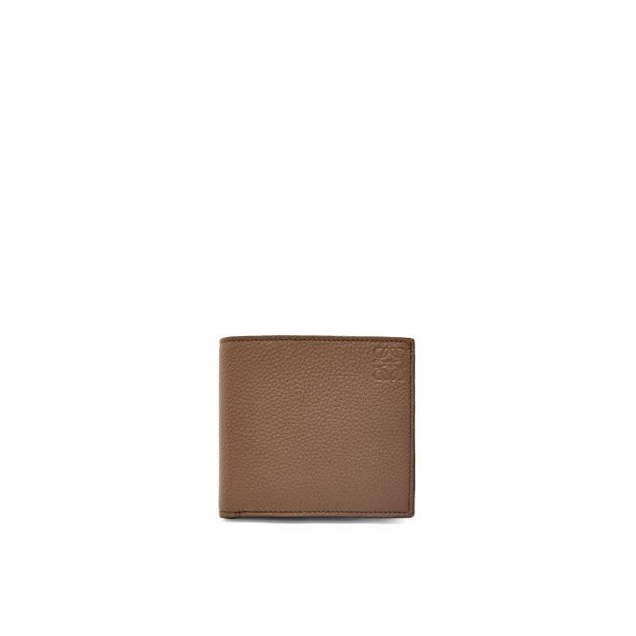 로에베 남성 반지갑 Bifold wallet in soft grained calfskin Winter Brown C660302X02-8721이끌라로에베