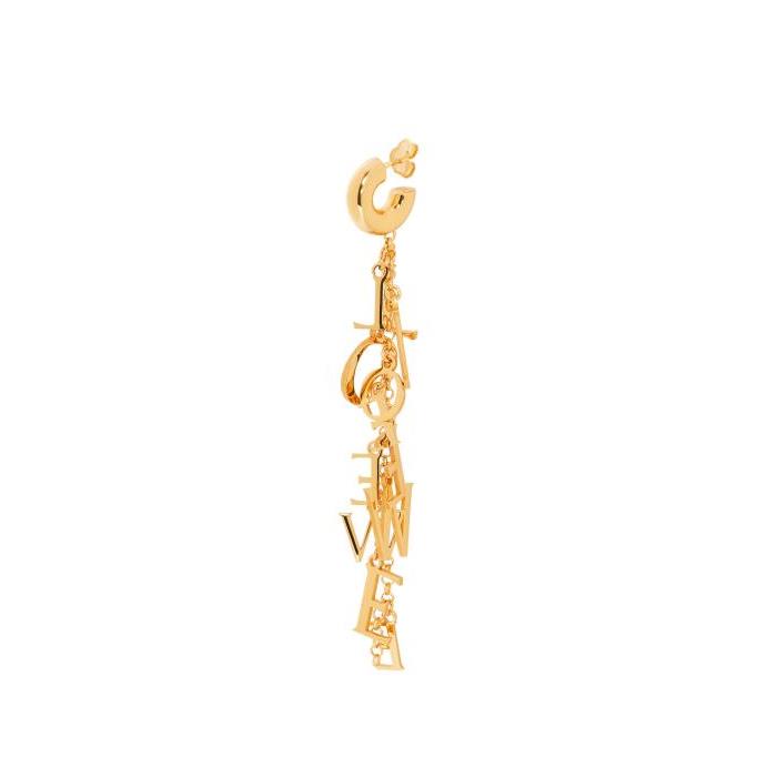 로에베 여성 귀걸이 LOEWE long single earring in sterling silver Gold J984239X04-8130이끌라로에베
