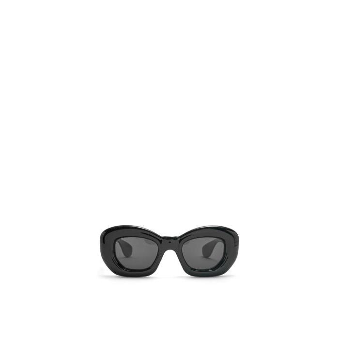 로에베 여성 선글라스 Inflated butterfly sunglasses in nylon Shiny Black G000270X06-6068이끌라로에베