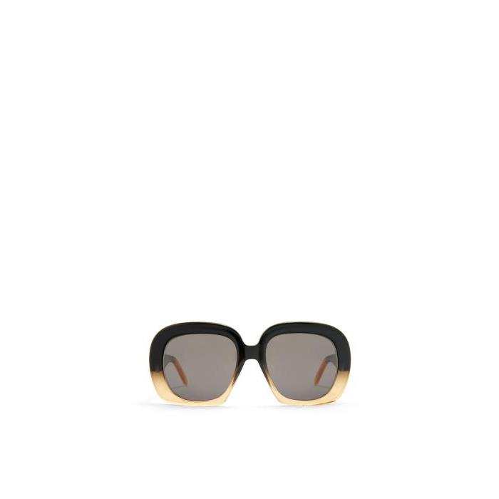 로에베 여성 선글라스 Square halfmoon sunglasses in acetate Gradient Black/Beige G776487X02-6246이끌라로에베