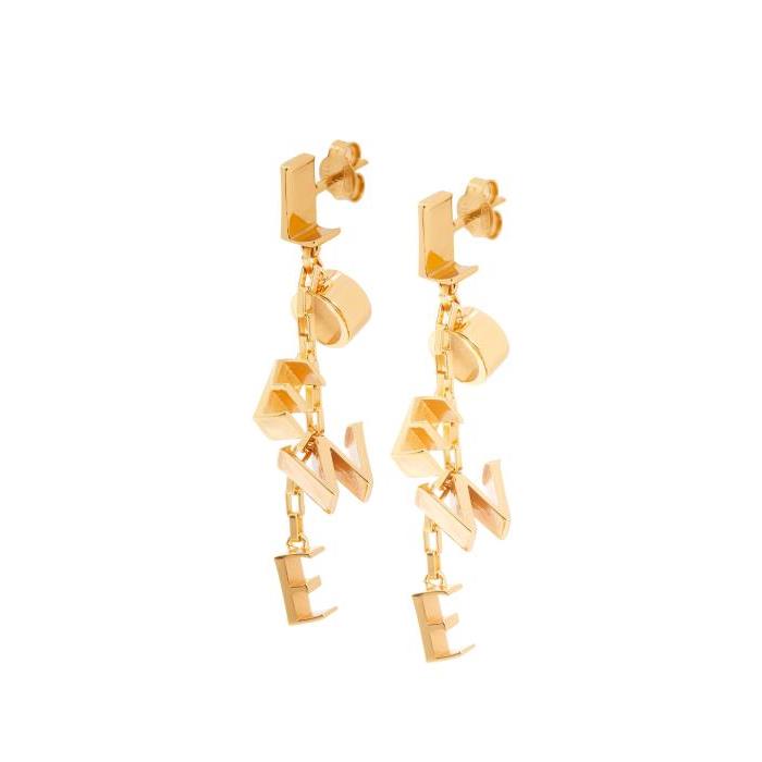 로에베 여성 귀걸이 LOEWE earrings in sterling silver Gold J984239X05-8130이끌라로에베