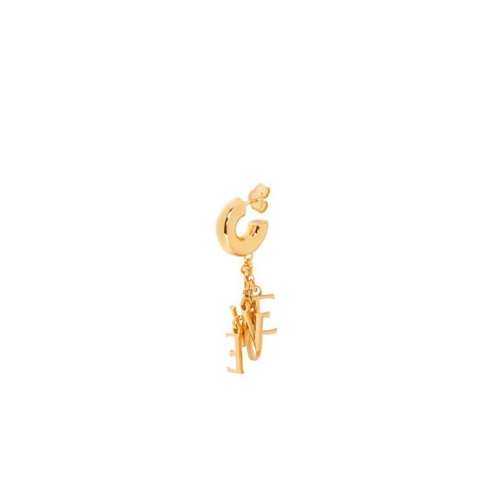 로에베 여성 귀걸이 LOEWE short single earring in sterling silver Gold J984239X03-8130이끌라로에베