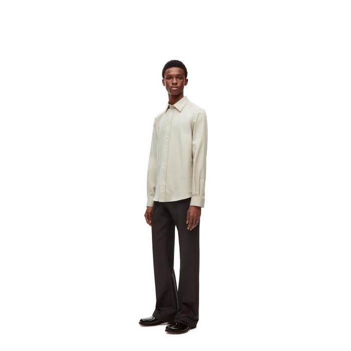 로에베 남성 셔츠 Shirt in cotton Creta Beige H526Y05WB4-2280이끌라로에베