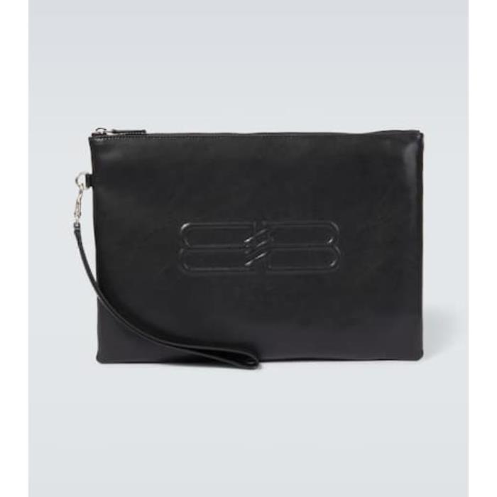 발렌시아가 남성 클러치 BB Icon leather pouch P00670526이끌라발렌시아가