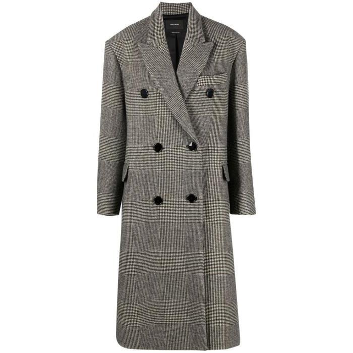 이자벨마랑 여성 코트 black Lojimiko double breasted wool coat 17850100_MA105522A008I이끌라이자벨마랑
