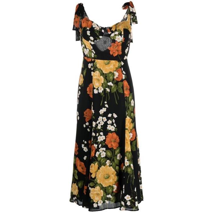 리포메이션 여성 원피스 Black Nadira Floral Print Midi Dress 19435068_1310624이끌라리포메이션