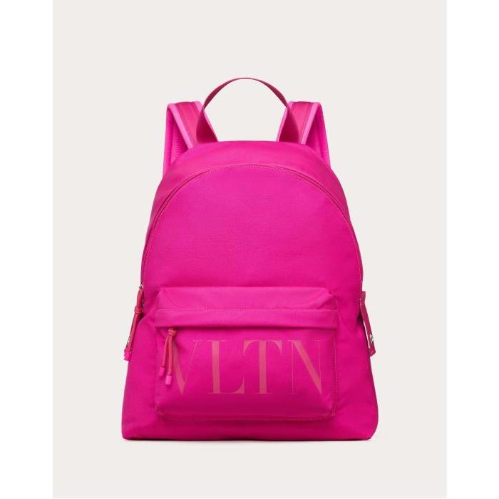 발렌티노 남성 백팩 Vltn Nylon Backpack for Man in Pink Pp | Valentino GB YB0993FRX_UWT이끌라발렌티노
